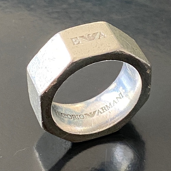 Emporio Armani Other - Emporio Armani Hex Nut men’s ring